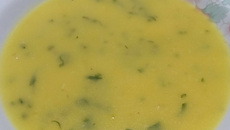 Sopa especial de mandioquinha da Adilce