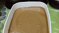 Sorvete de chocolate