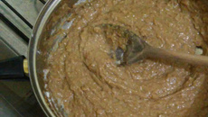 Doce de banana com creme de leite