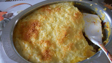 Escondidinho de carne seca