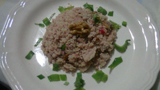 Cuscuz de resto de ceia