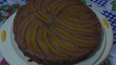 Torta de cascas de banana