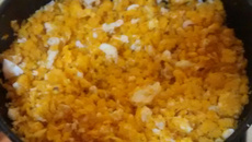 Virado de queijo e ovo