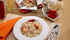 Arroz urbano de papelote