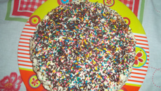 Bolo gelado de maçã