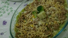 Purê de batata-doce e brócolis