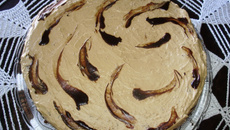 Bolo de chocolate e café