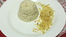 Risoto de frango com requeijão