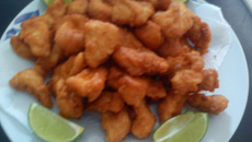 Frango empanado na cerveja