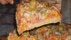 Pizza de liquidificador fácil e rápida