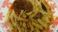 Macarrão com músculo