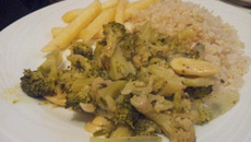 Refogado de couve-flor com brócolis