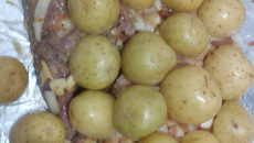 Costela no papel alumínio com cebola