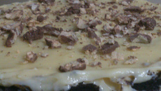 Palha italiana de bolacha recheada