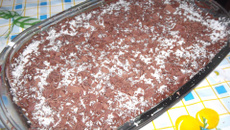 Pavê de prestígio com bolo pulman