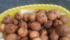 Bolinho de chuva com banana