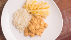 Estrogonofe de queijo