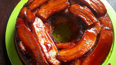 Bolo simples de banana