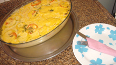 Peixe de domingo da vó Pietra