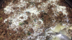 Escondidinho invertido