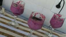 Mousse de uva mestiço