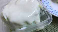 Bolo de limão fit de micro-ondas