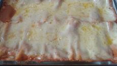 Lasanha de molho vermelho