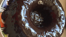 Cobertura de chocolate para bolo - com leite condensado e sem creme de leite