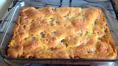 Torta de abóbora com carne moída