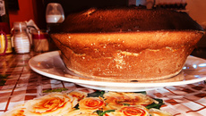 Bolo de casca de banana