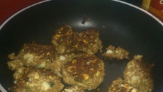 Bolinho de carne de soja