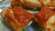 Panqueca integral de brócolis