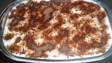 Pavê surpresa de chocolate