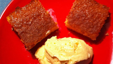 Bolo de laranja para café da tarde