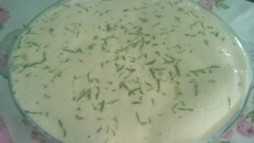 Pavê de limão com bolacha de maizena