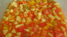 Salada de frutas tropicais