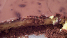 Torta de chocolate com maracujá