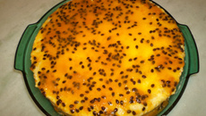 Bolo mousse de maracujá