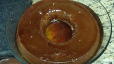 Pudim rápido de chocolate