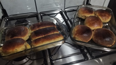 Pão de aipim recheado