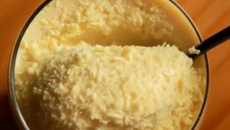 Mousse de leite em pó