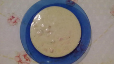 Sopa creme de abobrinha com bacon