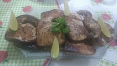 Atum fresco grelhado