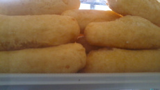 Biscoito de queijo frito