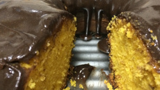 Bolo de cenoura da Ce Cé