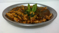 Frango com molho oriental