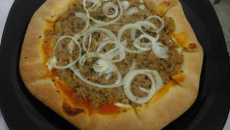 Pizza de atum do japa