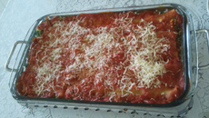 Canelone de espinafre com ricota e nozes