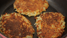 Panqueca de batata bem fácil