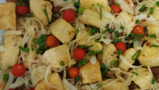 Costelinha de porco com mandioca